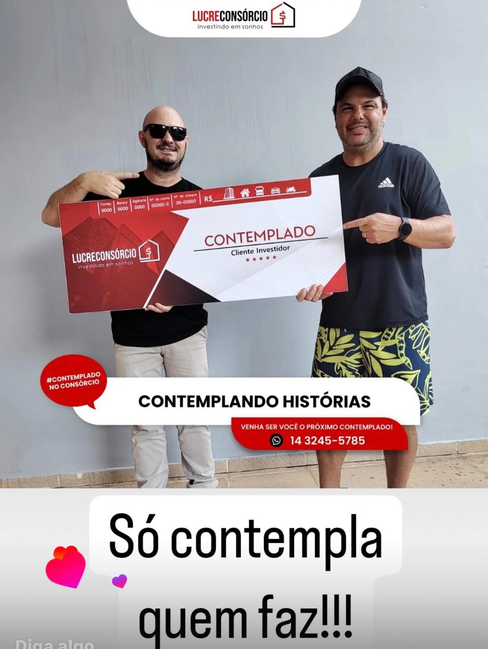 Cliente contemplado Bevilaqua Lucre